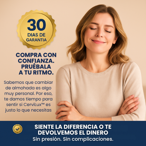 Almohada CerviLux™ - Redescubre el placer de despertar sin dolores