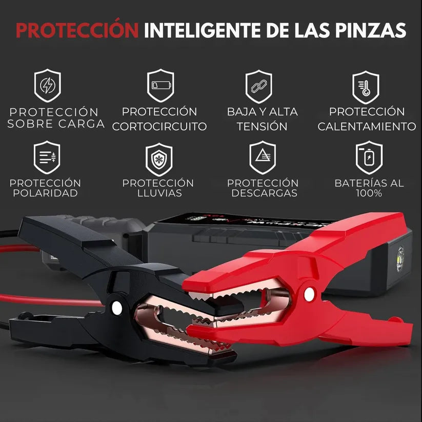 EnergyMax™ - Arrancador de Batería Con 11.000 mAh