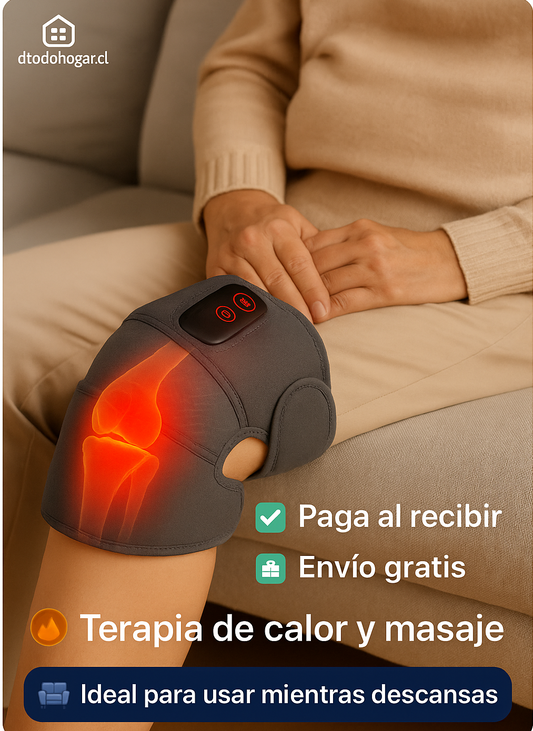 ThermaPulse™ Rodillera Electrica Termica y Masajeadora + Envío Gratis