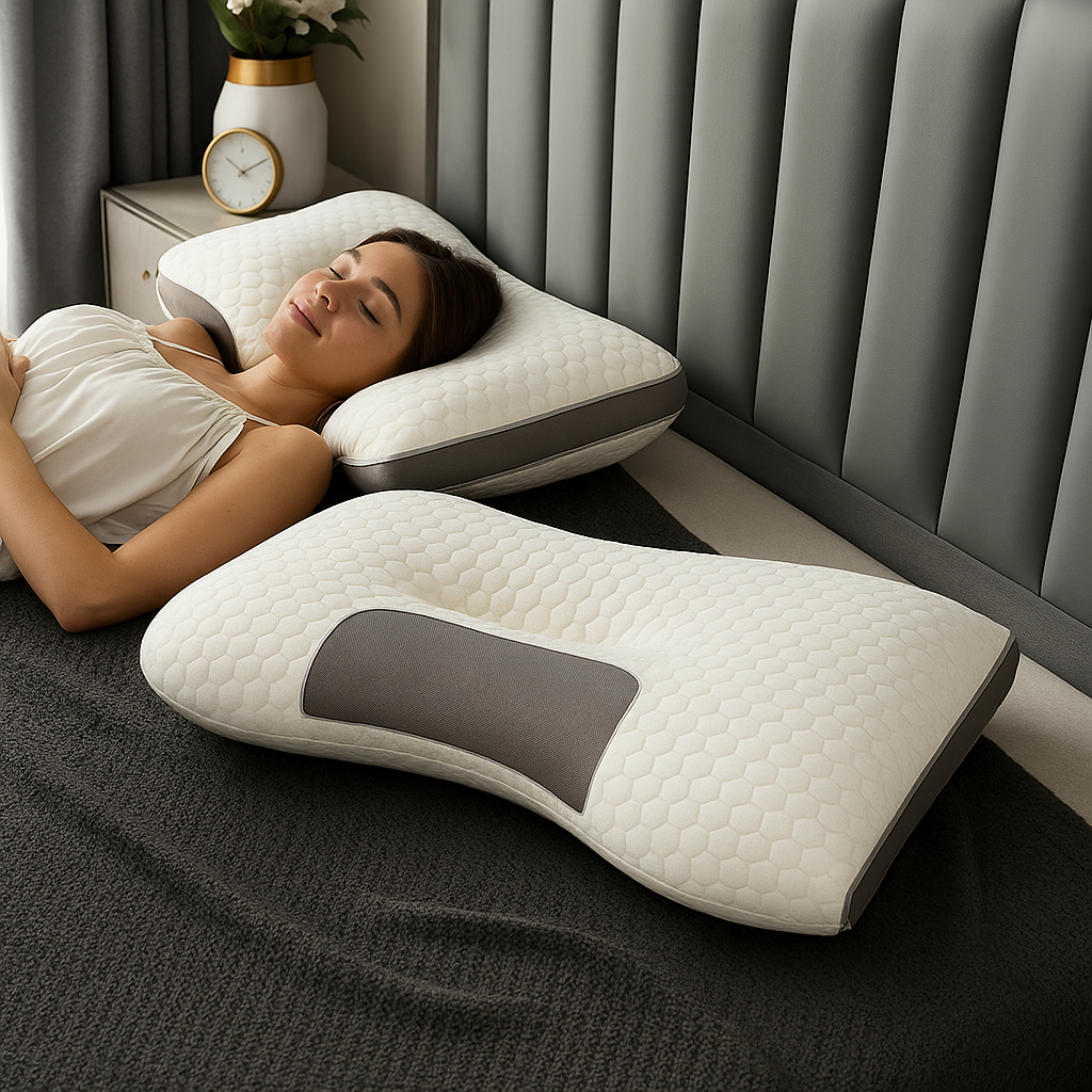 Almohada CerviLux™ - Redescubre el placer de despertar sin dolores